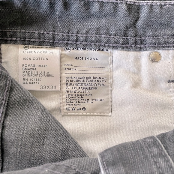 Men’s Straight Leg Jeans, Size 33X34 - Picture 6 of 7